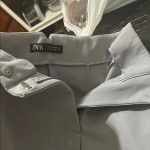 Zara Women Classic Light Gray Trousers